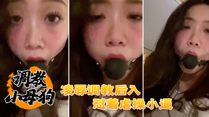 调教母狗凌辱后入怼操小逼.